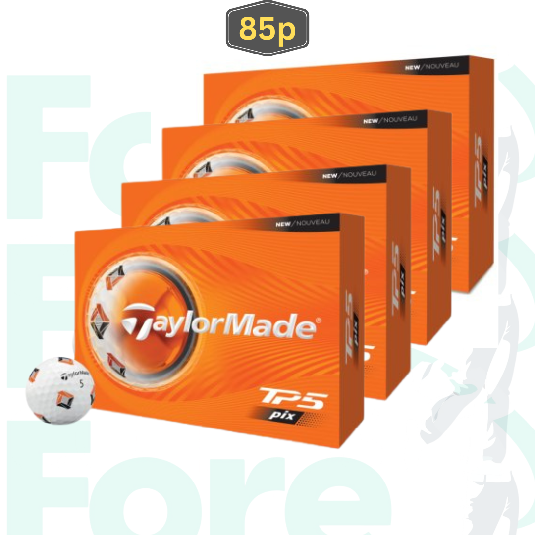 4 x Dozen 2026 TaylorMade TP5 Pix Balls #19